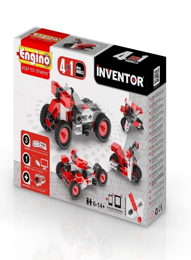 Engino Pico Motorbikes 4 Models, Multi Color - Image 3
